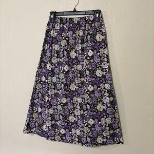 Floral Purple skirt